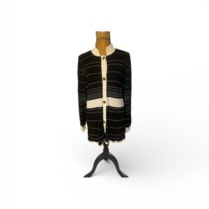 Austin Reed Black and White Knit Top